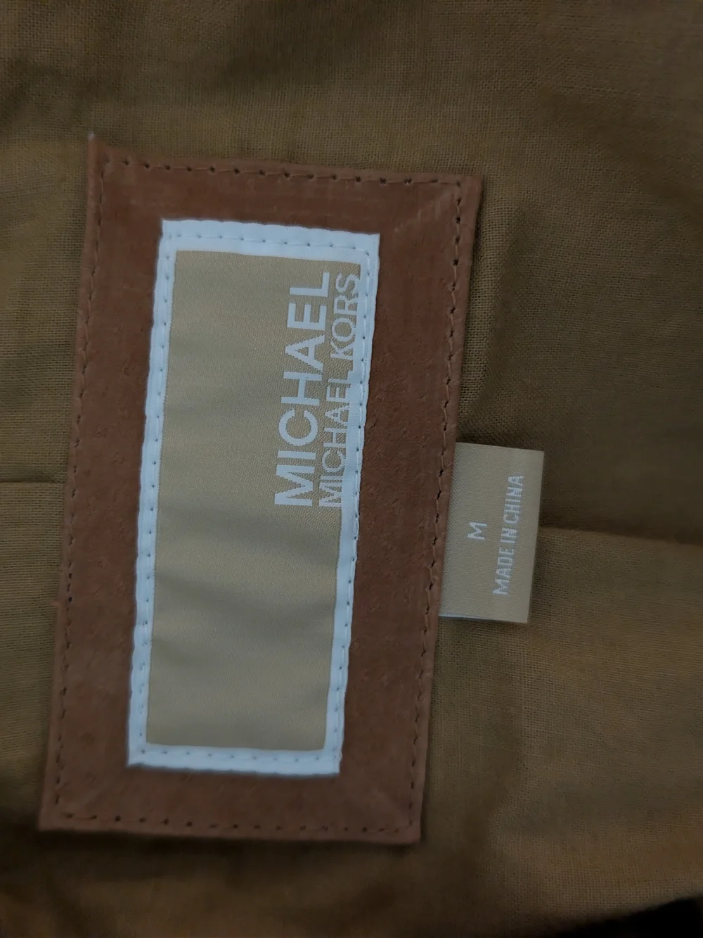 Michael Kors genuine suede